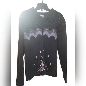 Jaguar vintage zip up sweater